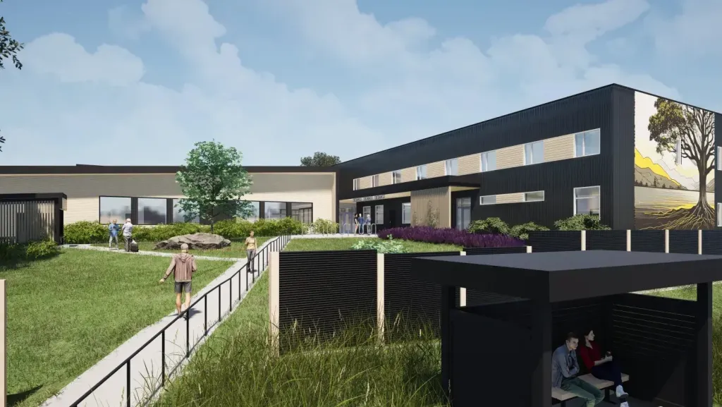 Construction underway on new supportive housing, 73-bed shelter in Courtenay