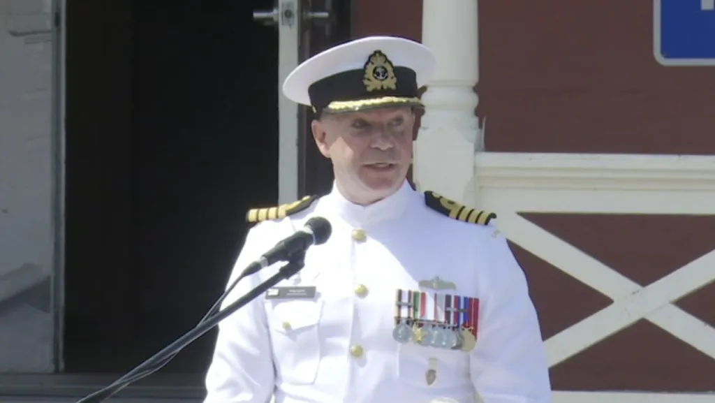 ‘I’m honoured’: New base commander sworn in at CFB Esquimalt