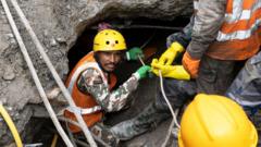 'Layer upon layer of miracles' to find tunnel survivors, Nepal rescue adviser tells BBC