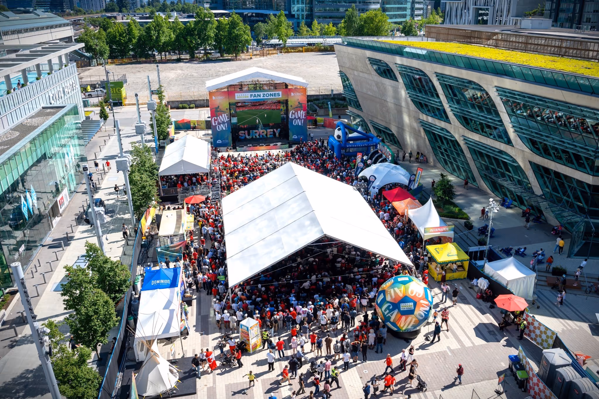 Over 175,000 people attended City of Surrey's four unofficial FIFA World Cup watch parties