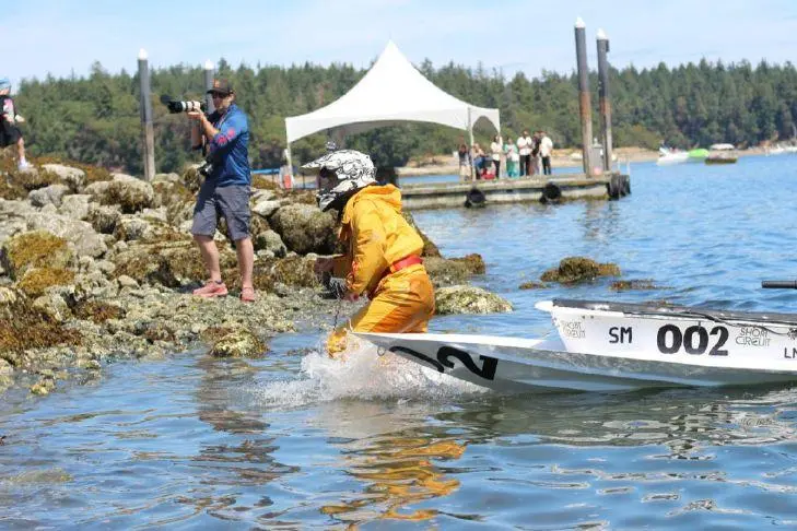 Maffeo Sutton Park backdrop for championship bathtub race in Nanaimo
